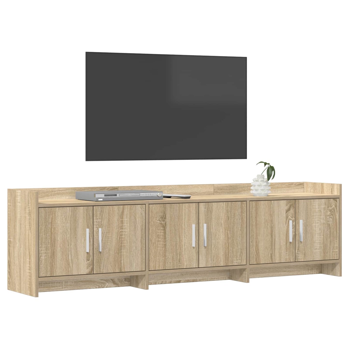 vidaXL Ντουλάπι TV 168 x 33 x 47 εκ. Sonoma Δρυς Επεξεργασμένο Ξύλο