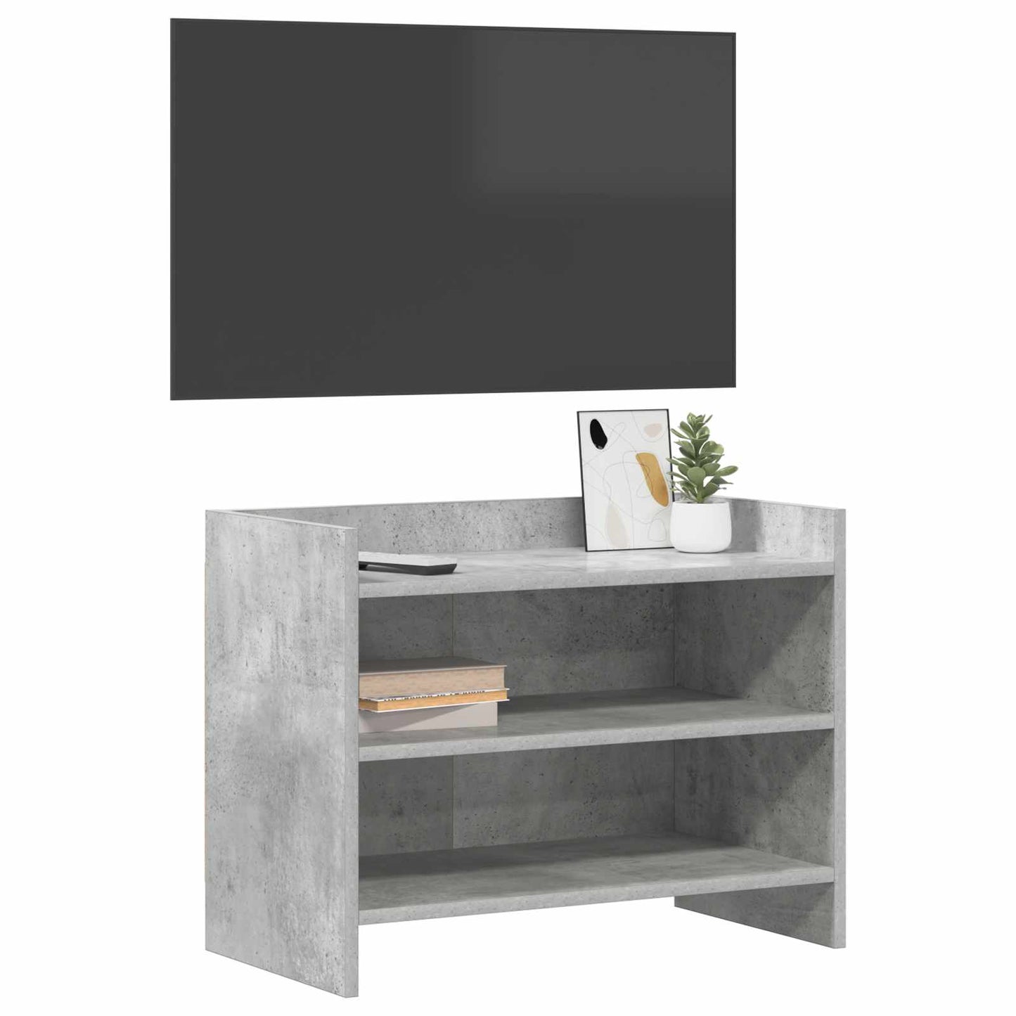 vidaXL Ντουλάπι TV 60 x 33 x 47 εκ. Γκρι Σκυροδέματος