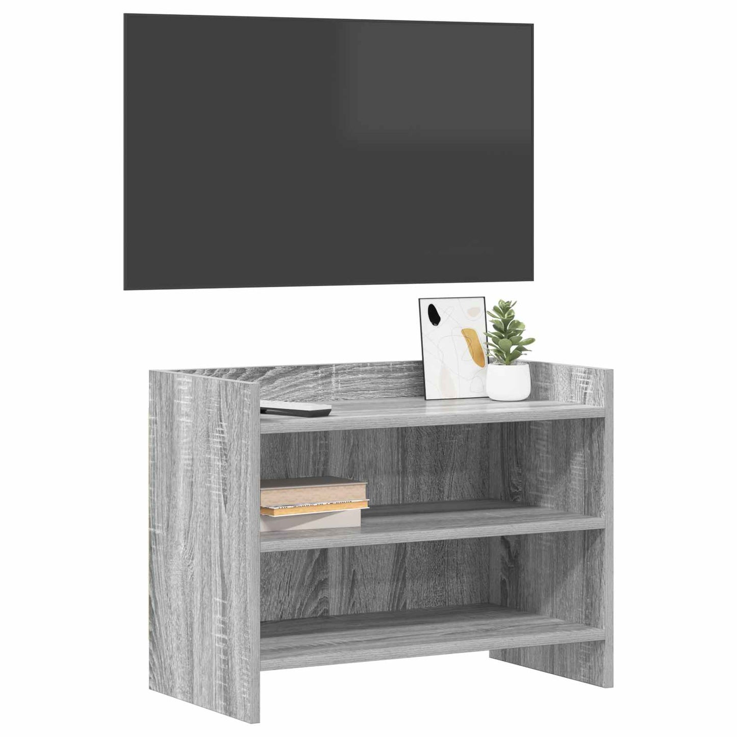 vidaXL Ντουλάπι TV 60 x 33 x 47 εκ. Γκρι Sonoma Επεξεργασμένο Ξύλο