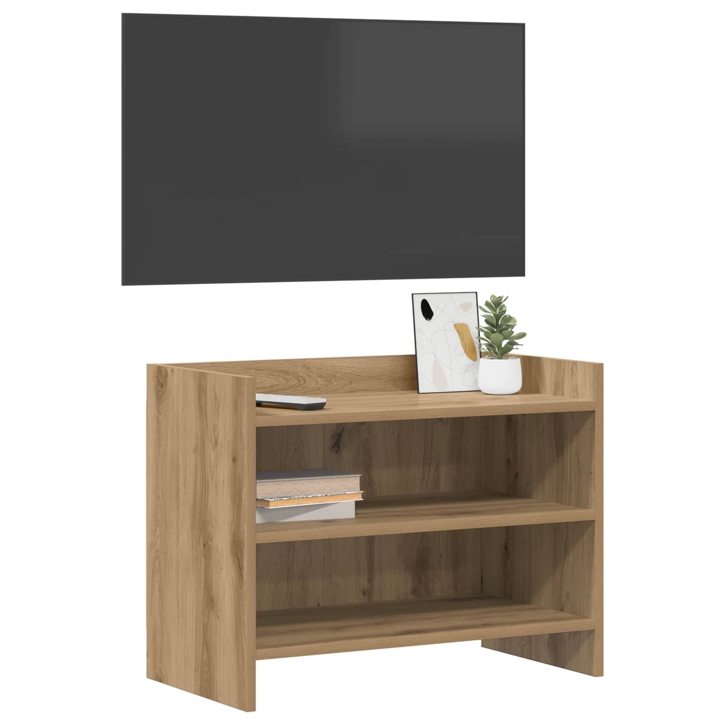 vidaXL Ντουλάπι TV 60 x 33 x 47 εκ. Artisan Δρυς Επεξεργασμένο Ξύλο