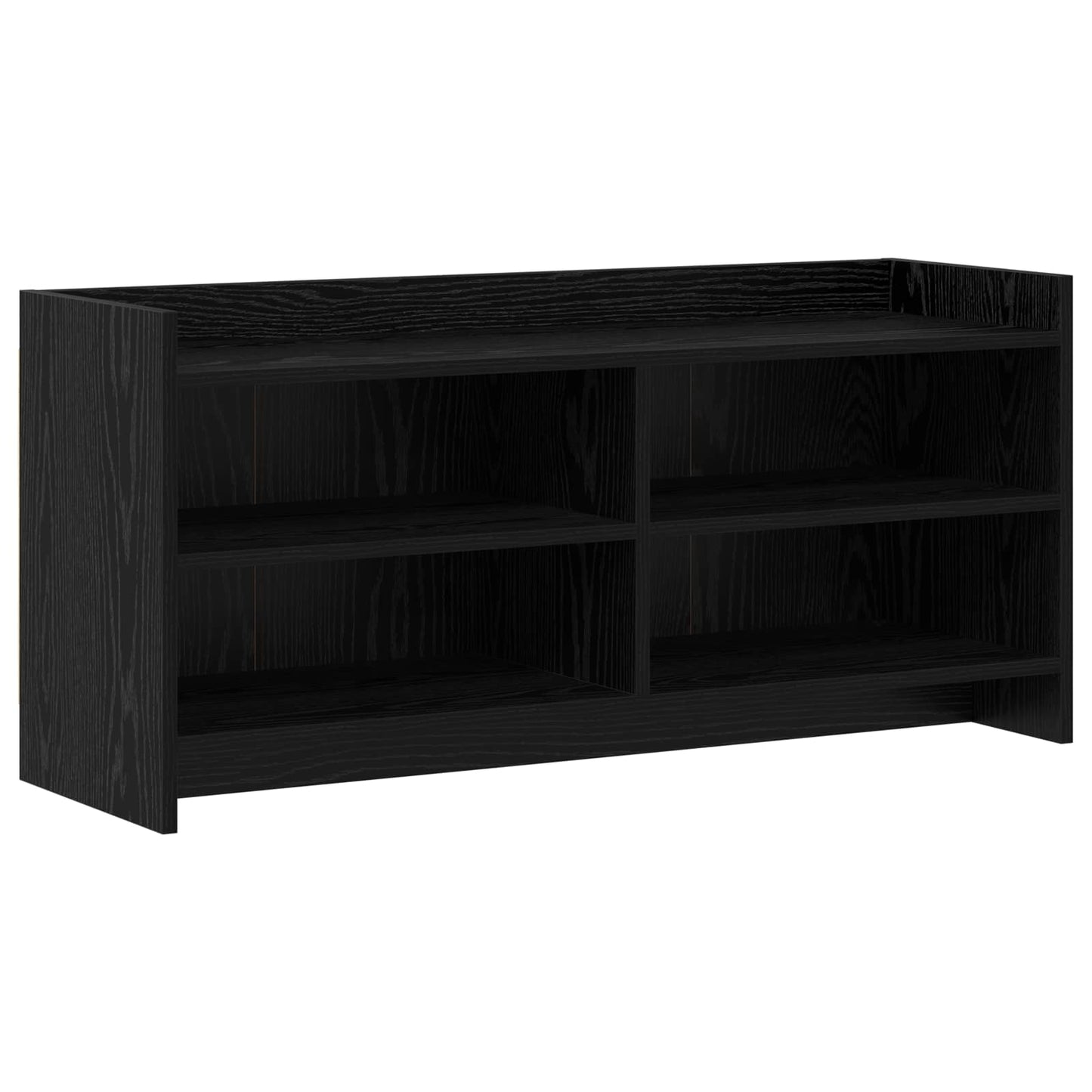 vidaXL Ντουλάπι TV 100 x 33 x 47 εκ Μαύρη Δρυς Επεξεργασμένο Ξύλο