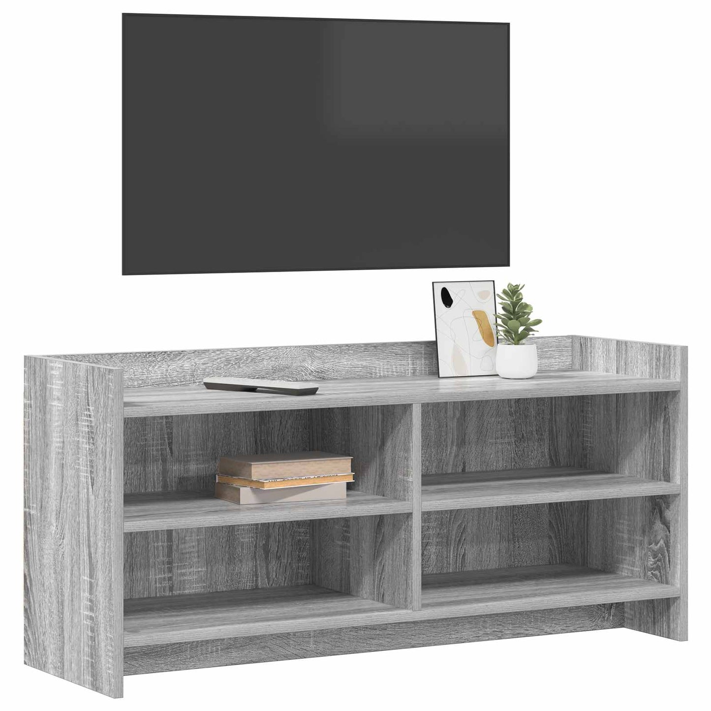 vidaXL Ντουλάπι TV 100 x 33 x 47 εκ Γκρι Sonoma Επεξεργασμένο Ξύλο