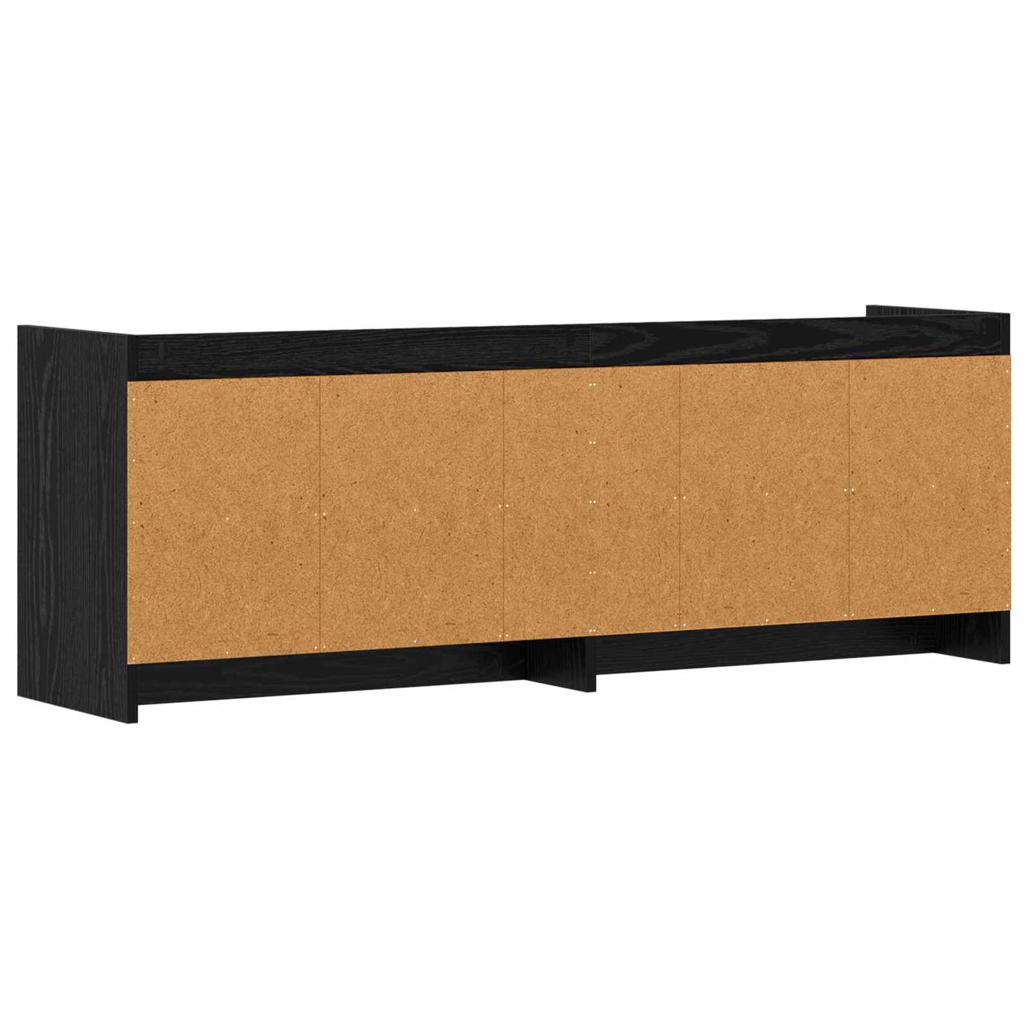 vidaXL Ντουλάπι TV 135 x 33 x 47 εκ. Μαύρη Δρυς Επεξεργασμένο Ξύλο