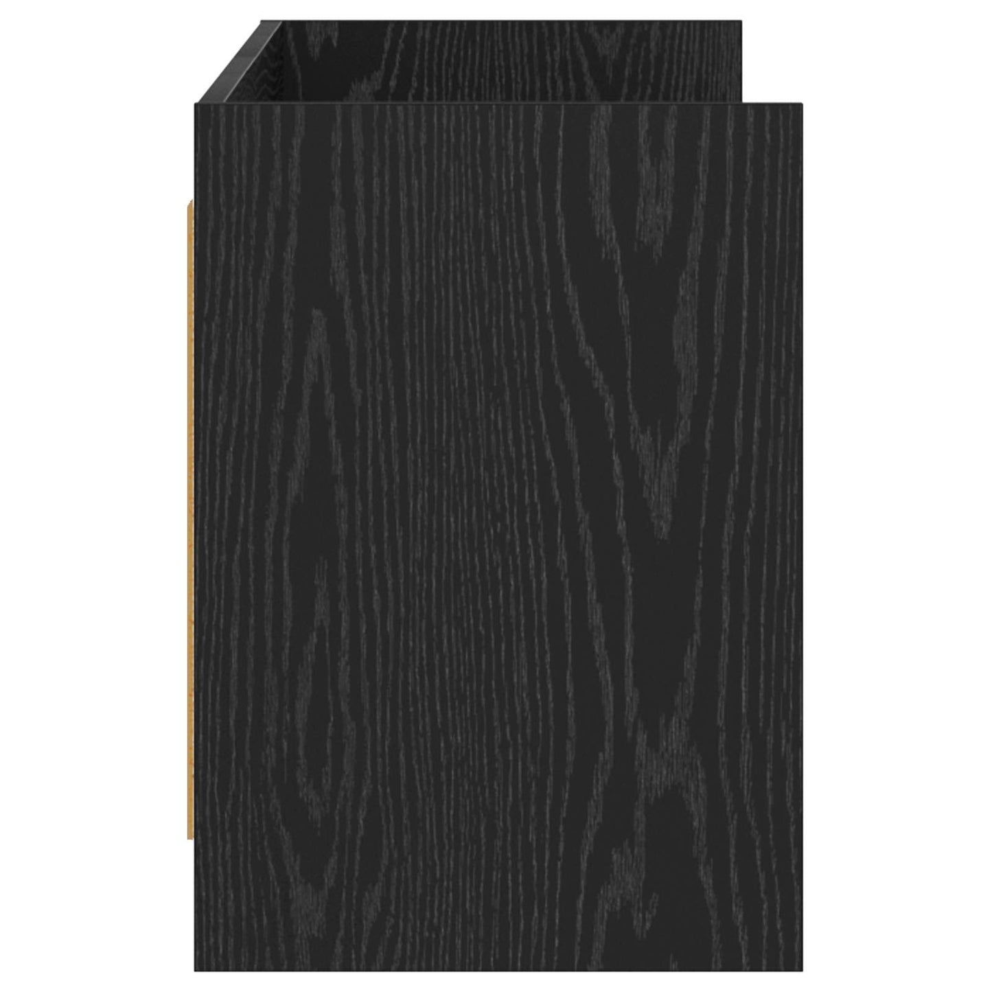 vidaXL Ντουλάπι TV 135 x 33 x 47 εκ. Μαύρη Δρυς Επεξεργασμένο Ξύλο
