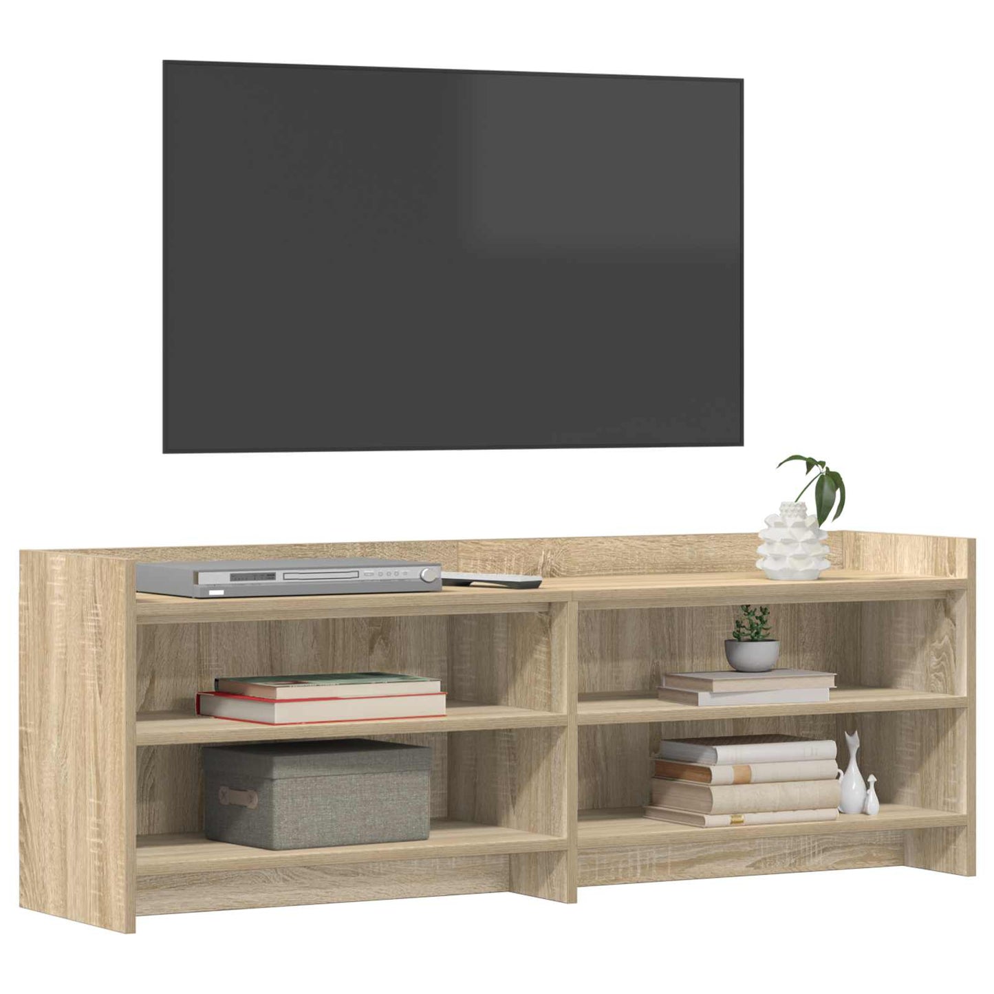 vidaXL Ντουλάπι TV 135 x 33 x 47 εκ. Sonoma Δρυς Επεξεργασμένο Ξύλο