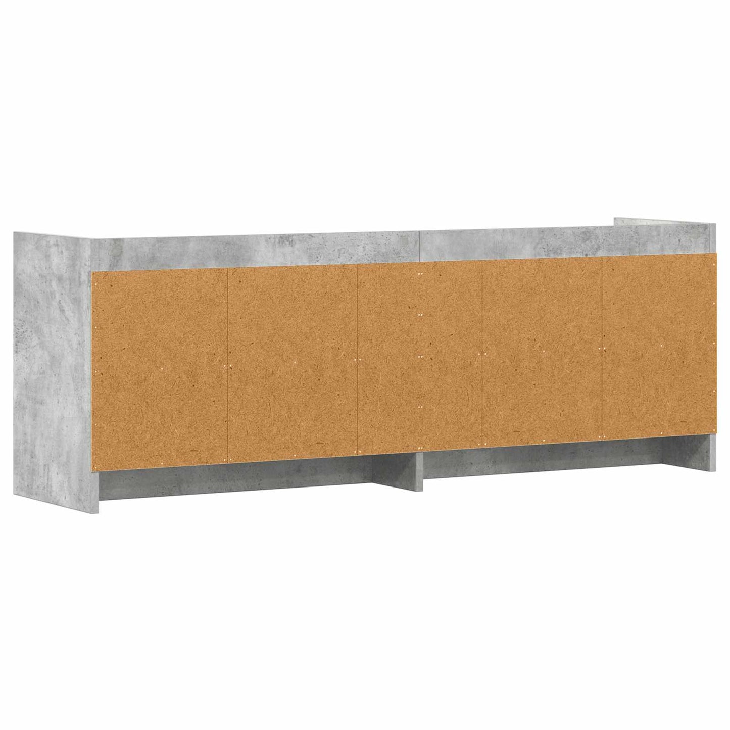 vidaXL Ντουλάπι TV 135 x 33 x 47 εκ. Γκρι Σκυροδέματος