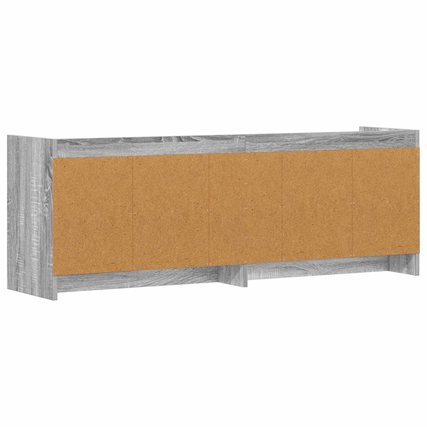vidaXL Ντουλάπι TV 135 x 33 x 47 εκ. Γκρι Sonoma Επεξεργασμένο Ξύλο