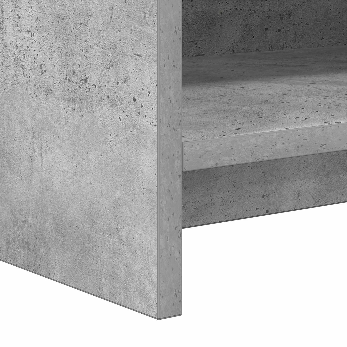 vidaXL Ντουλάπι TV 168 x 33 x 47 εκ. Γκρι Σκυροδέματος