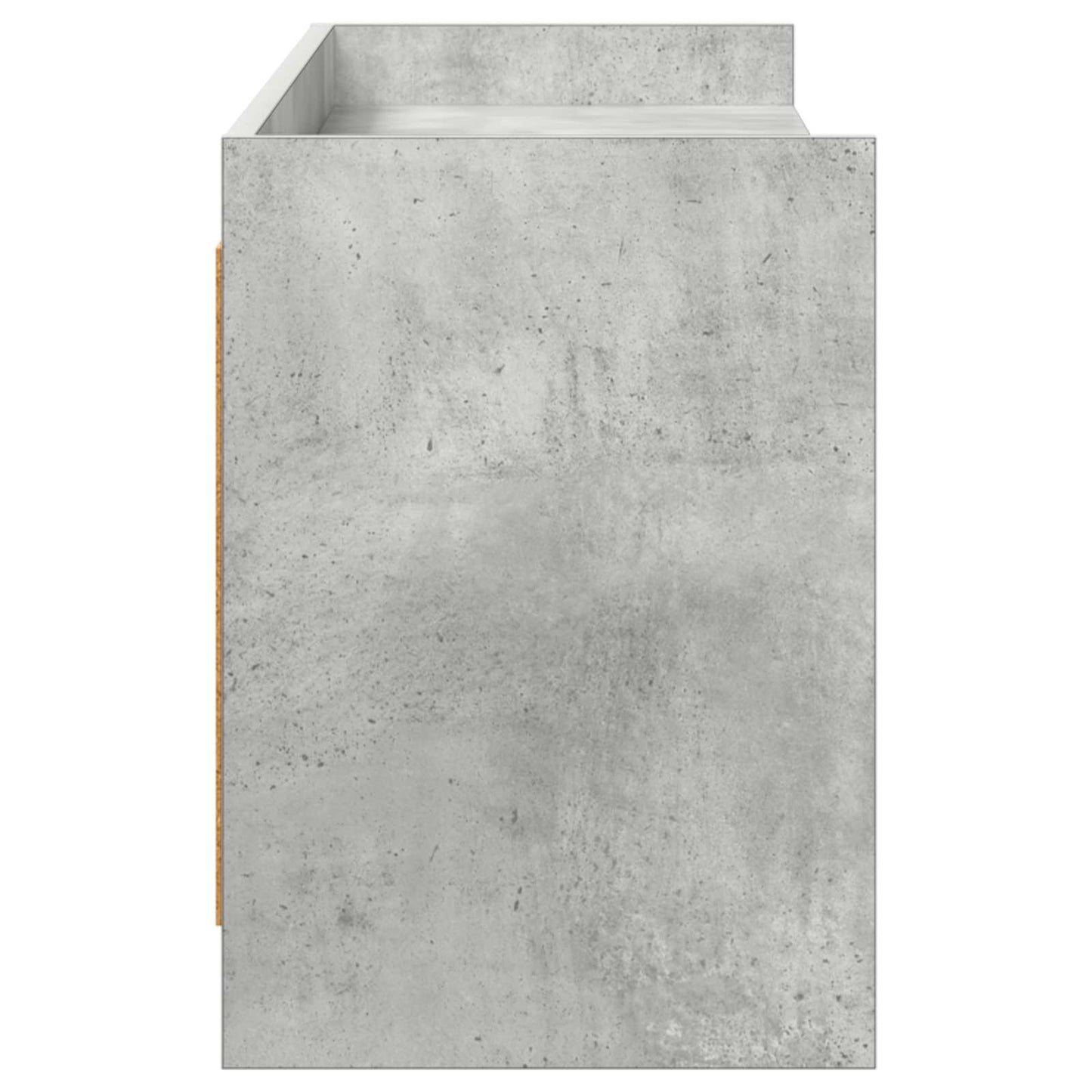 vidaXL Ντουλάπι TV 168 x 33 x 47 εκ. Γκρι Σκυροδέματος