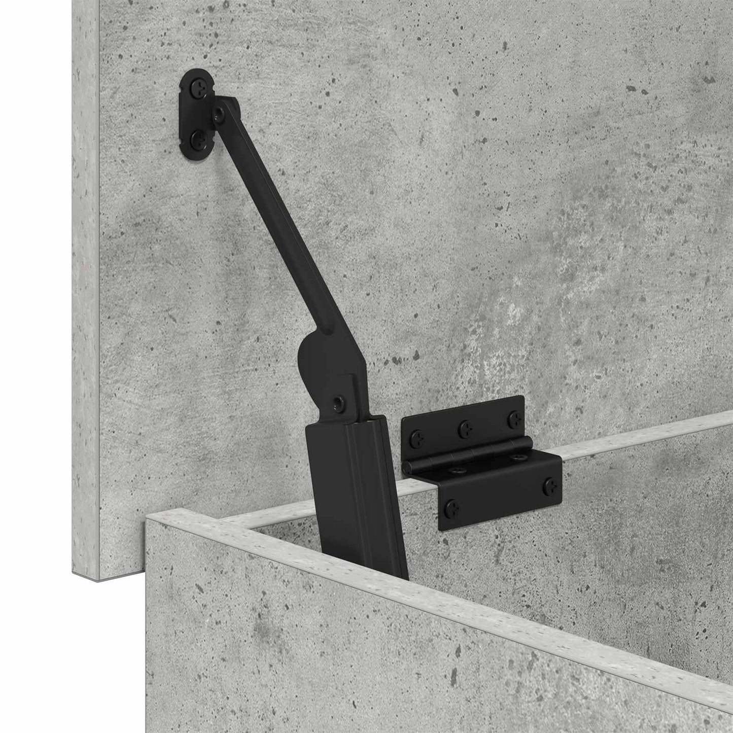 vidaXL Θήκη Αποθήκευσης Γκρι Σκυροδέματος 40 x 40 x 50 cm