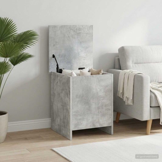 vidaXL Θήκη Αποθήκευσης Γκρι Σκυροδέματος 40 x 40 x 50 cm