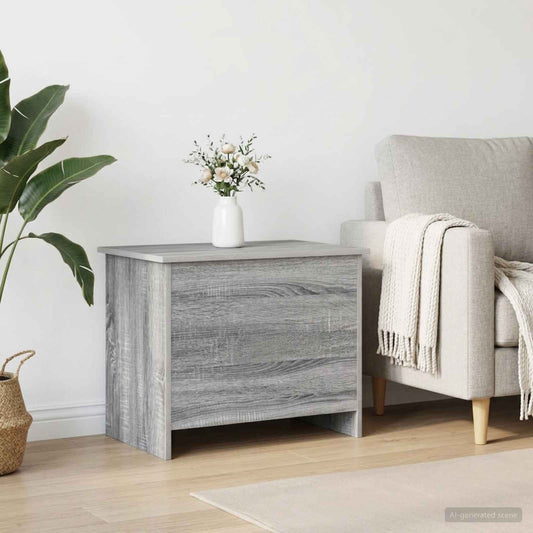 vidaXL Θήκη Αποθήκευσης Γκρι Sonoma 60 x 40 x 50 cm Επεξεργασμένο Ξύλο