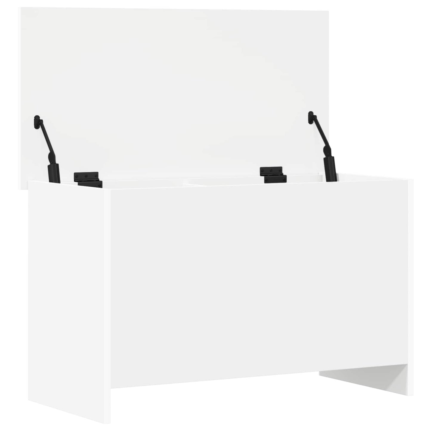 vidaXL Θήκη Αποθήκευσης Λευκό 80 x 40 x 50 cm Επεξεργασμένο Ξύλο