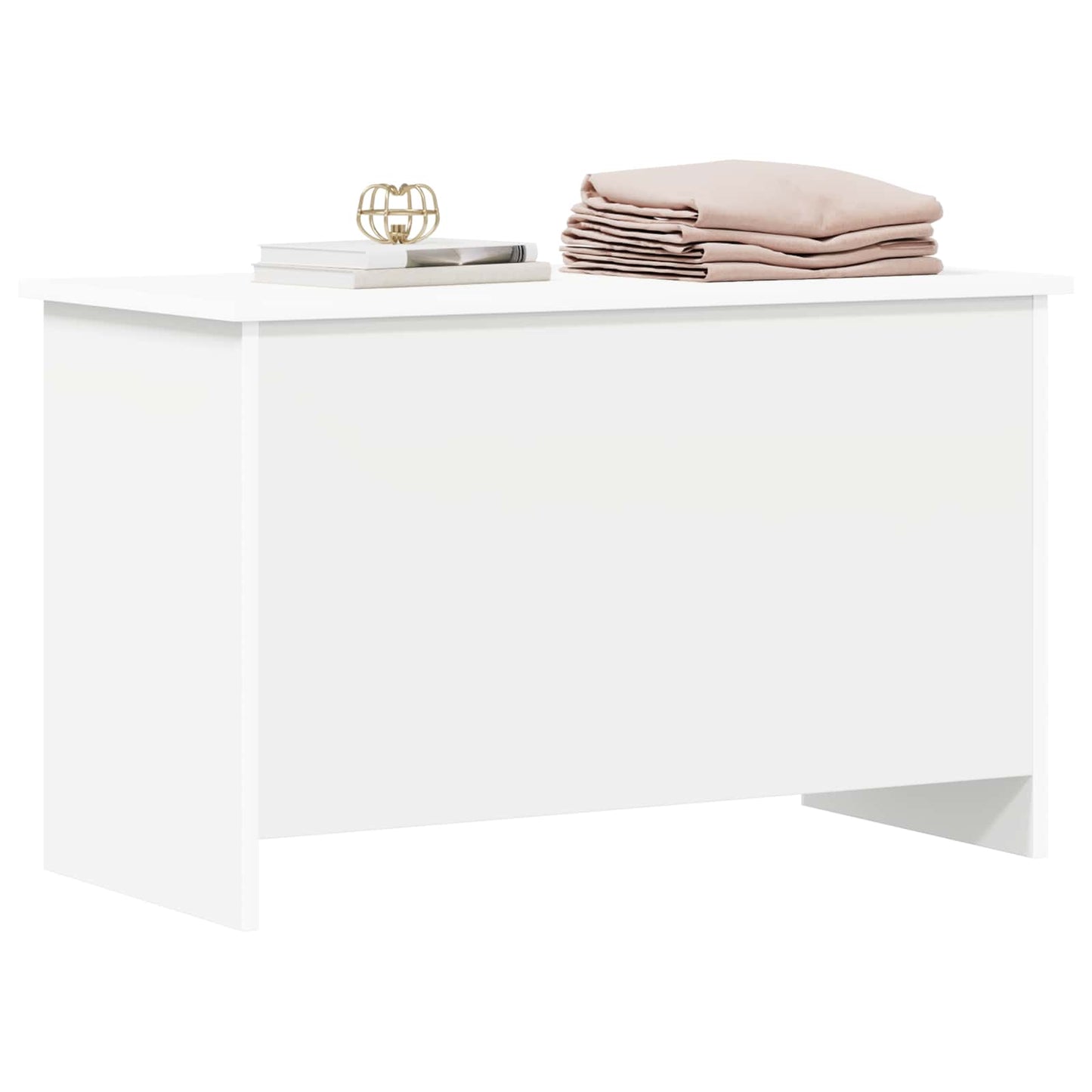 vidaXL Θήκη Αποθήκευσης Λευκό 80 x 40 x 50 cm Επεξεργασμένο Ξύλο