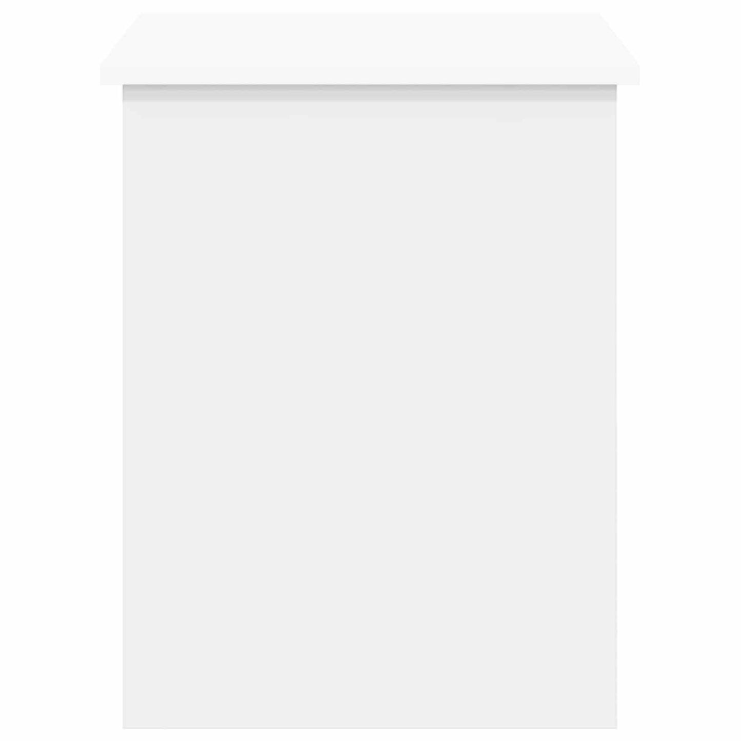 vidaXL Θήκη Αποθήκευσης Λευκό 80 x 40 x 50 cm Επεξεργασμένο Ξύλο