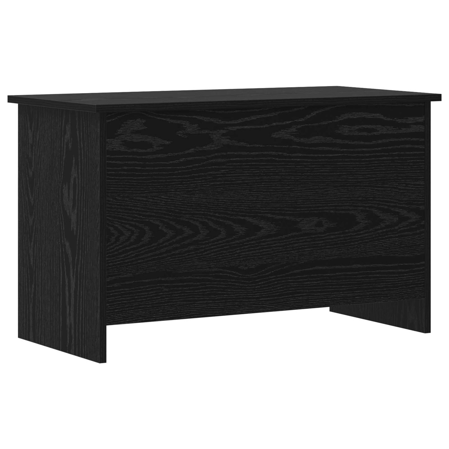 vidaXL Θήκη Αποθήκευσης Μαύρη Δρυς 80 x 40 x 50 cm Επεξεργασμένο Ξύλο