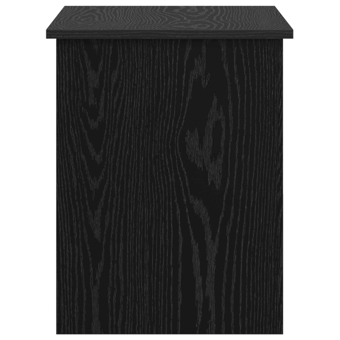 vidaXL Θήκη Αποθήκευσης Μαύρη Δρυς 80 x 40 x 50 cm Επεξεργασμένο Ξύλο