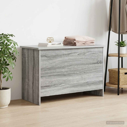 vidaXL Θήκη Αποθήκευσης Γκρι Sonoma 80 x 40 x 50 cm Επεξεργασμένο Ξύλο
