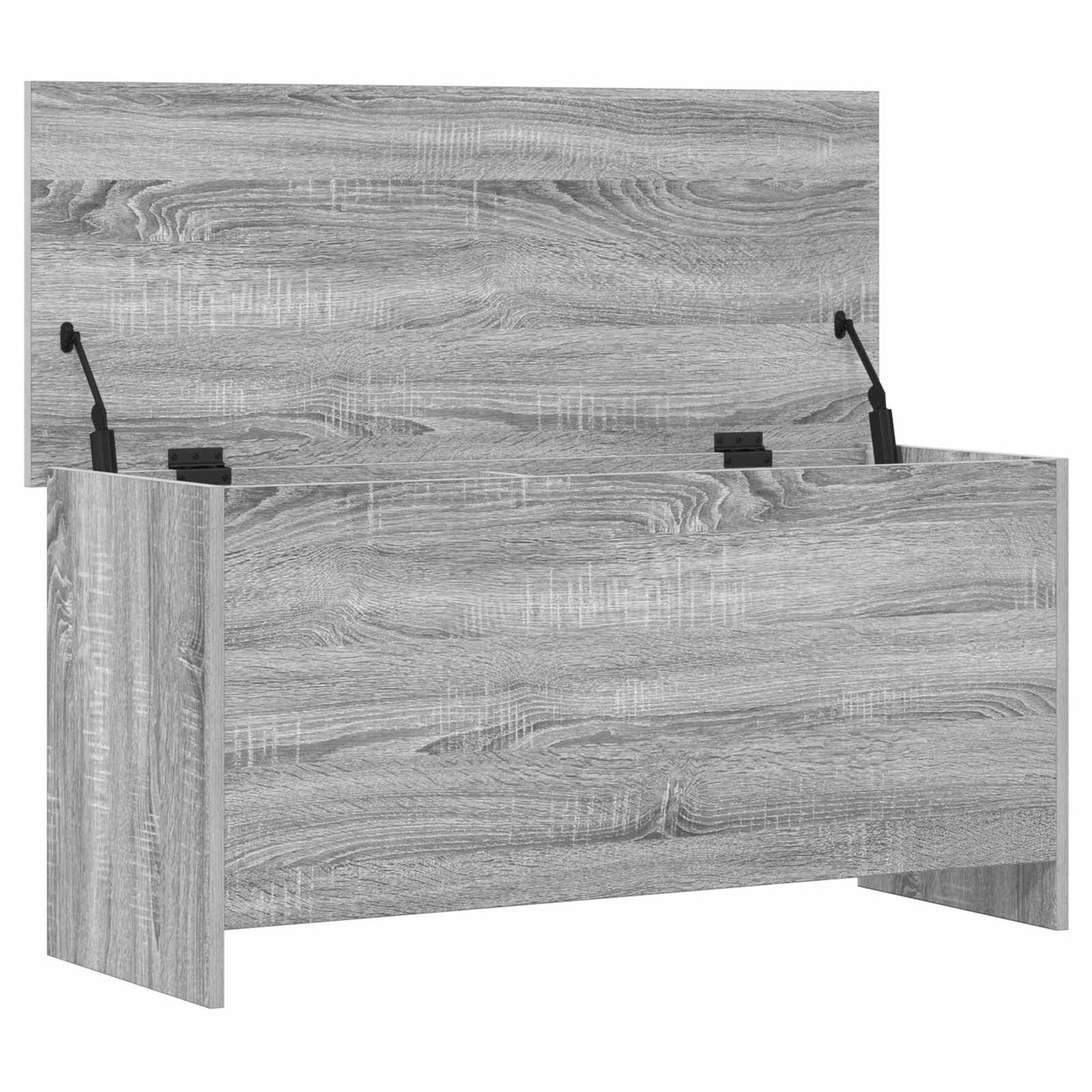 vidaXL Θήκη Αποθήκευσης με αποθήκευση Γκρι Sonoma 100 x 40 x 50 cm