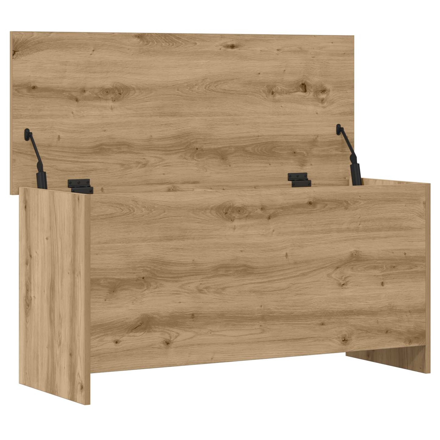 vidaXL Θήκη Αποθήκευσης με αποθήκευση Artisan Δρυς 100 x 40 x 50 cm
