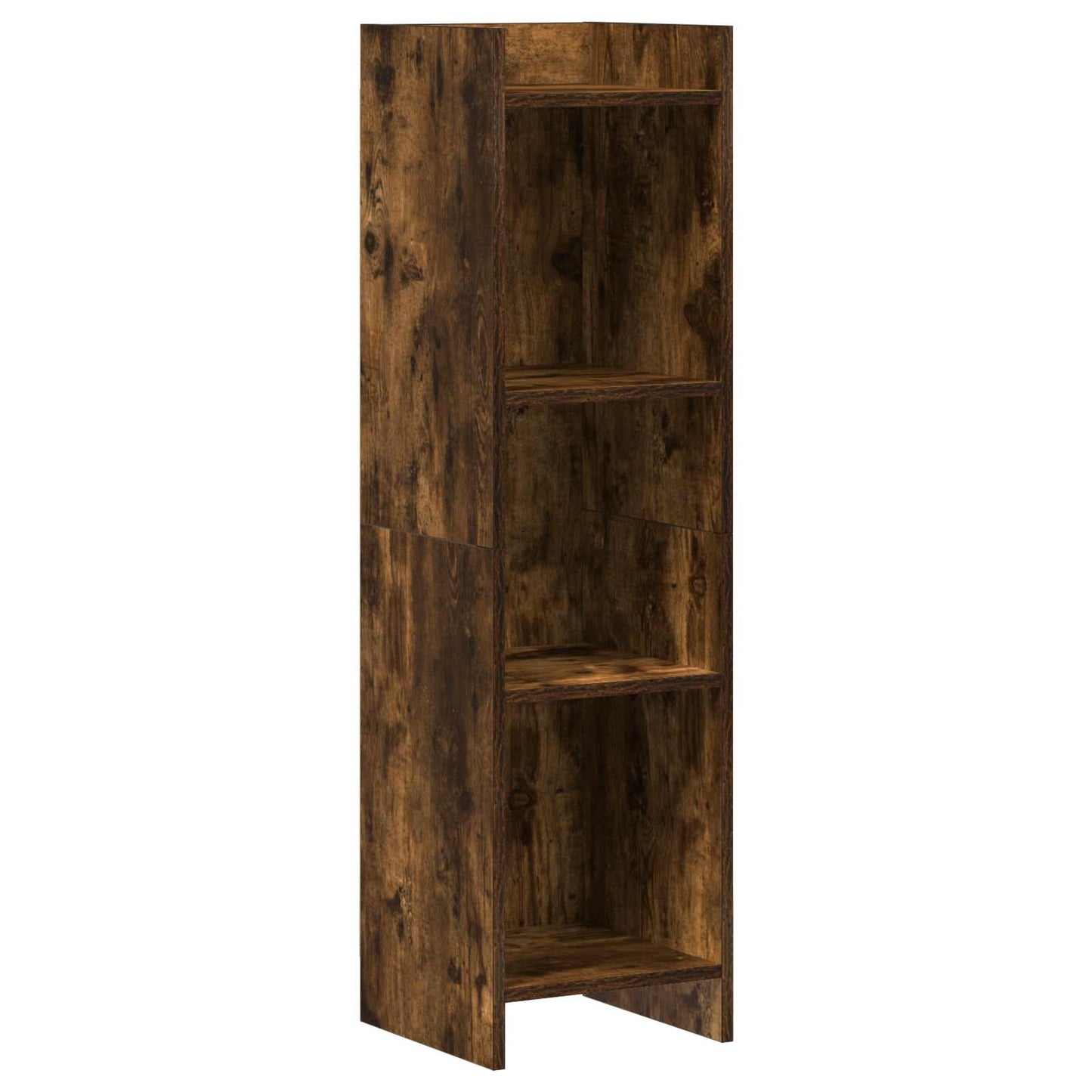 vidaXL Βιβλιοθήκη Καπνισμένο Ξύλο Δρυός 30 x 30 x 111 εκ