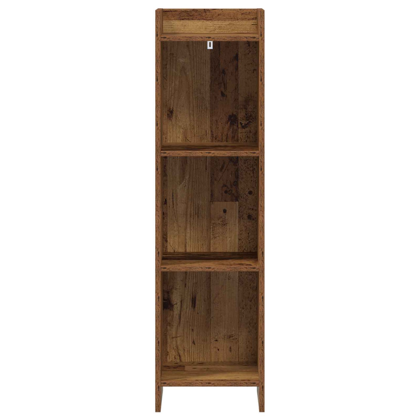 vidaXL Βιβλιοθήκη Παλαιωμένο ξύλο 30 x 30 x 111 εκ Επεξεργασμένο Ξύλο