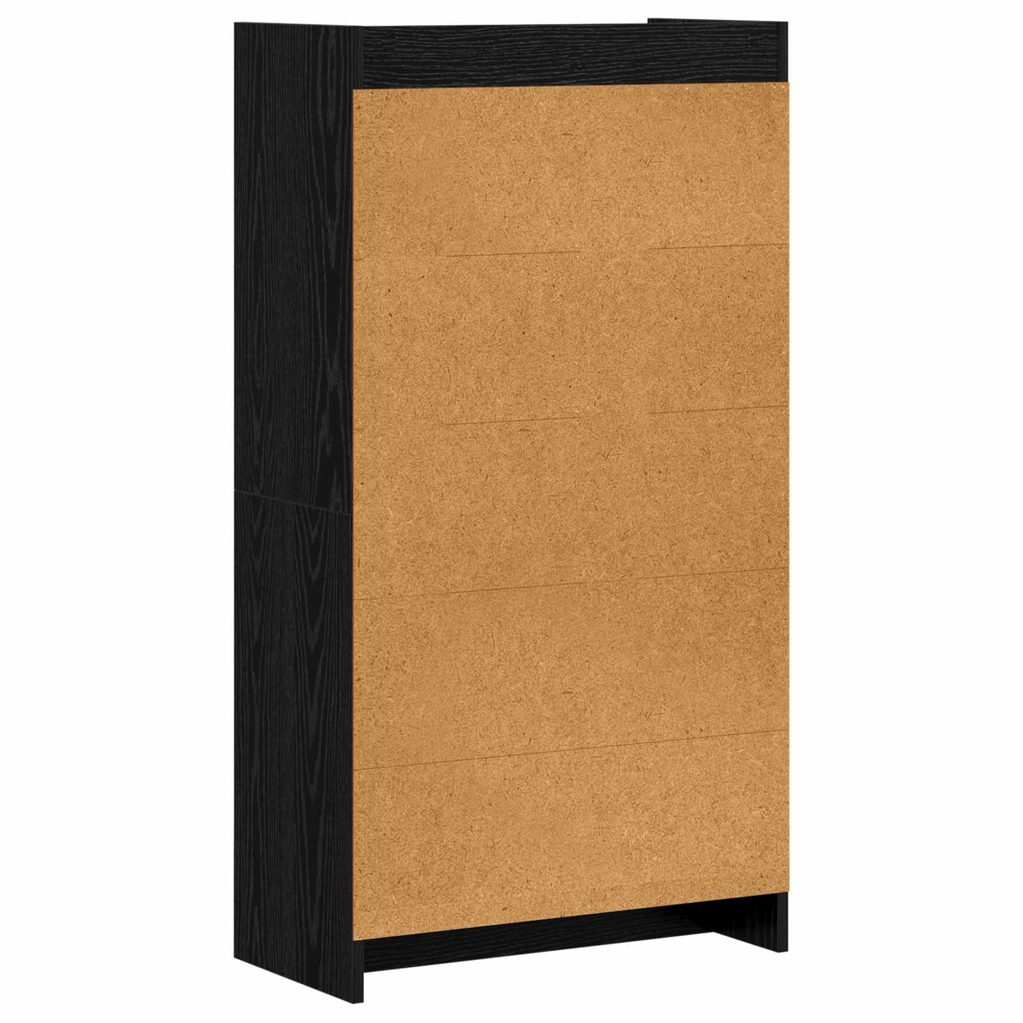 vidaXL Βιβλιοθήκη Μαύρη Δρυς 59 x 30 x 111 εκ Επεξεργασμένο Ξύλο