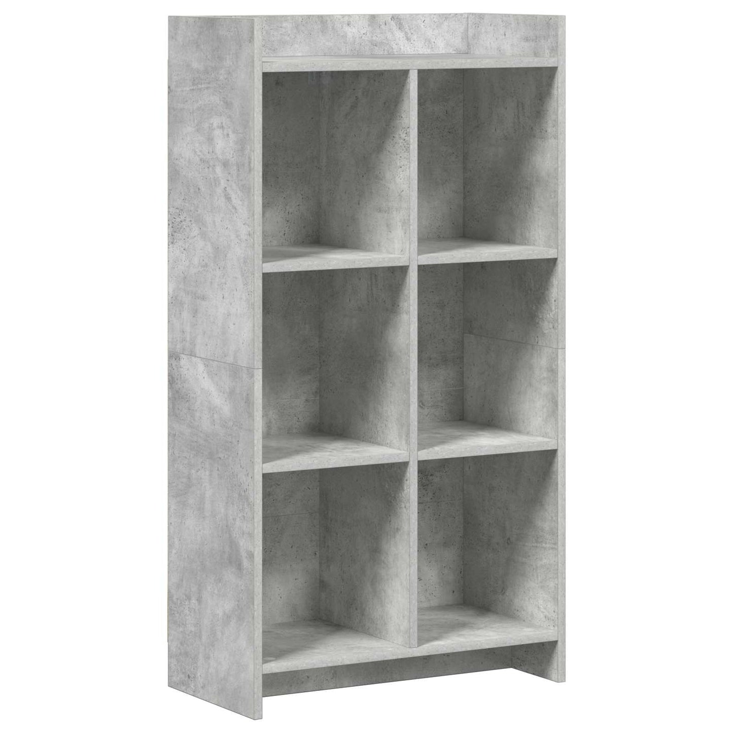 vidaXL Βιβλιοθήκη Γκρι Μπετόν 59 x 30 x 111 εκ Επεξεργασμένο Ξύλο