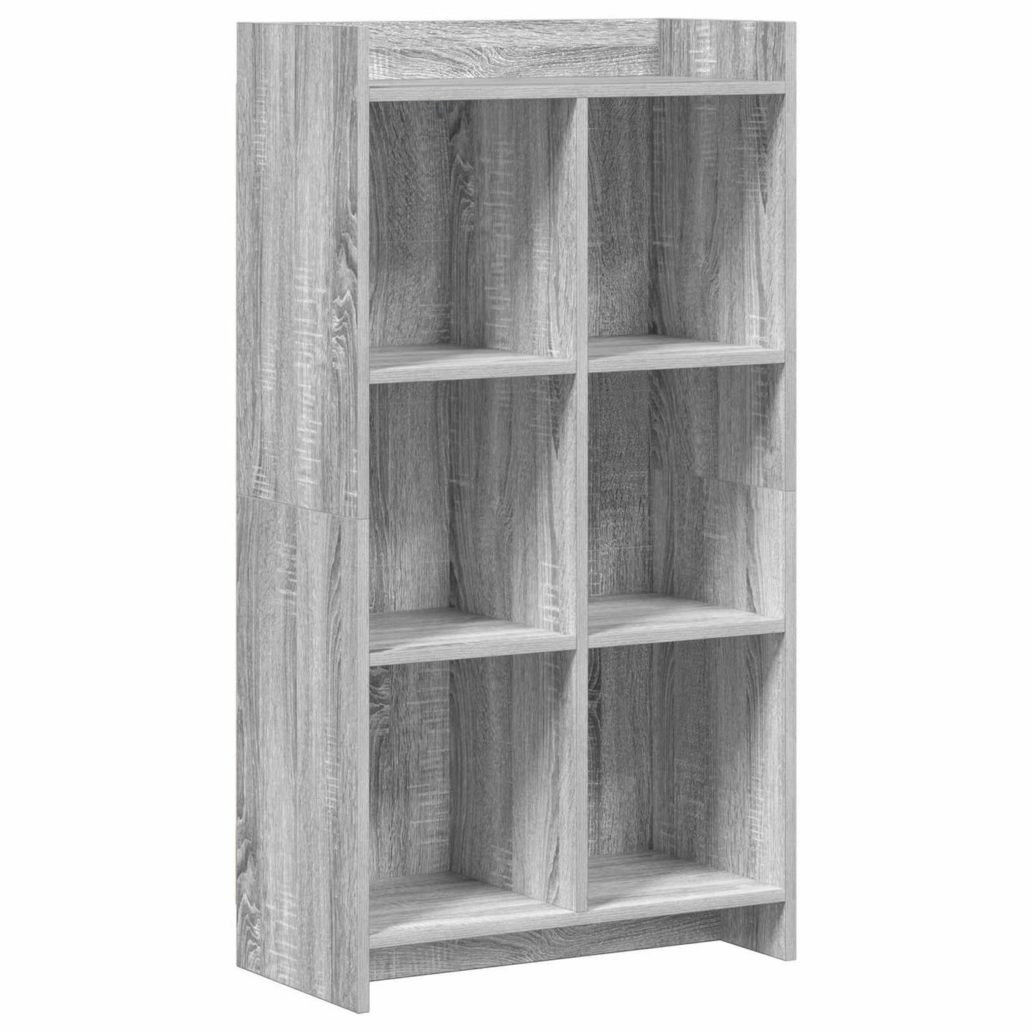 vidaXL Βιβλιοθήκη Γκρι Sonoma 59 x 30 x 111 εκ Επεξεργασμένο Ξύλο