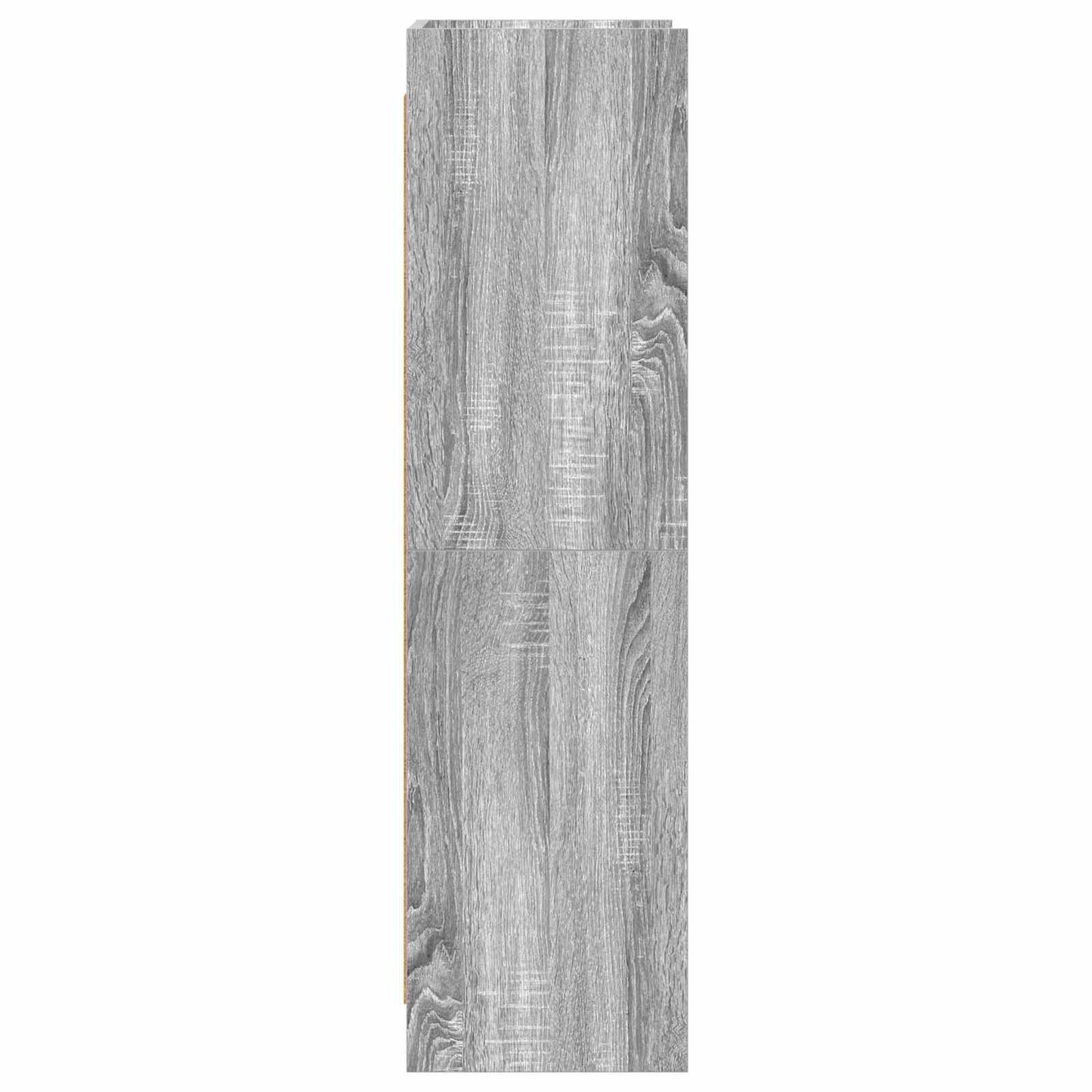 vidaXL Βιβλιοθήκη Γκρι Sonoma 59 x 30 x 111 εκ Επεξεργασμένο Ξύλο