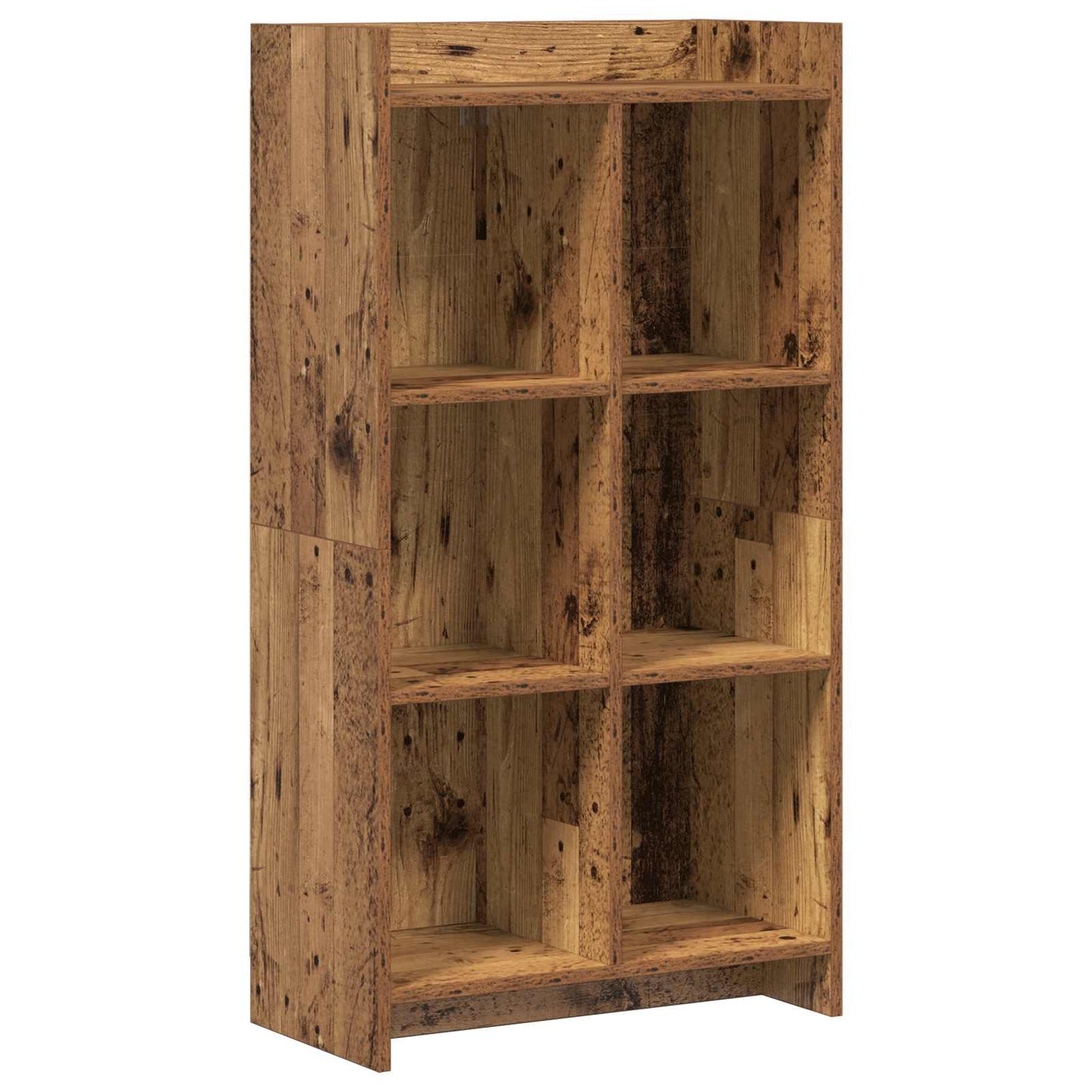 vidaXL Βιβλιοθήκη Παλαιωμένο ξύλο 59 x 30 x 111 εκ Επεξεργασμένο Ξύλο