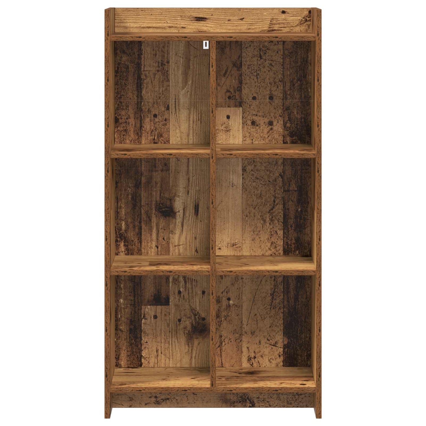 vidaXL Βιβλιοθήκη Παλαιωμένο ξύλο 59 x 30 x 111 εκ Επεξεργασμένο Ξύλο