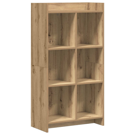 vidaXL Βιβλιοθήκη Artisian Δρυς 59 x 30 x 111 εκ Επεξεργασμένο Ξύλο