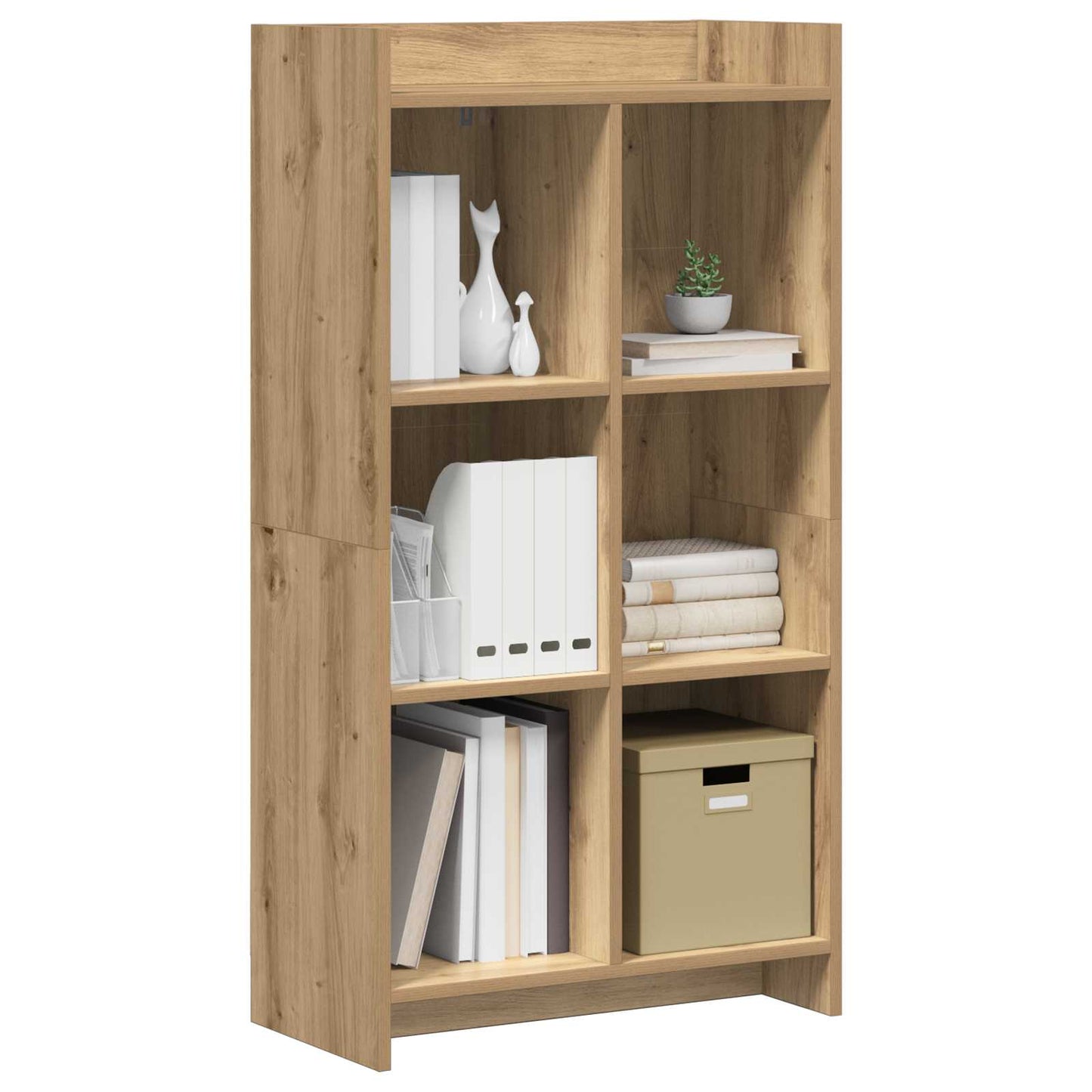 vidaXL Βιβλιοθήκη Artisian Δρυς 59 x 30 x 111 εκ Επεξεργασμένο Ξύλο