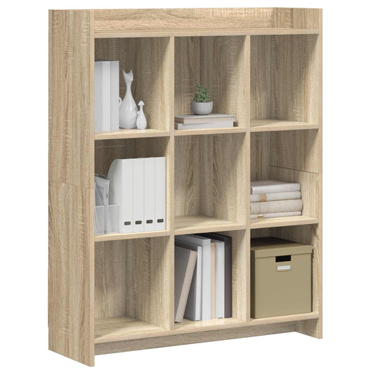vidaXL Βιβλιοθήκη Sonoma Δρυς 87,5 x 30 x 111 εκ Επεξεργασμένο Ξύλο