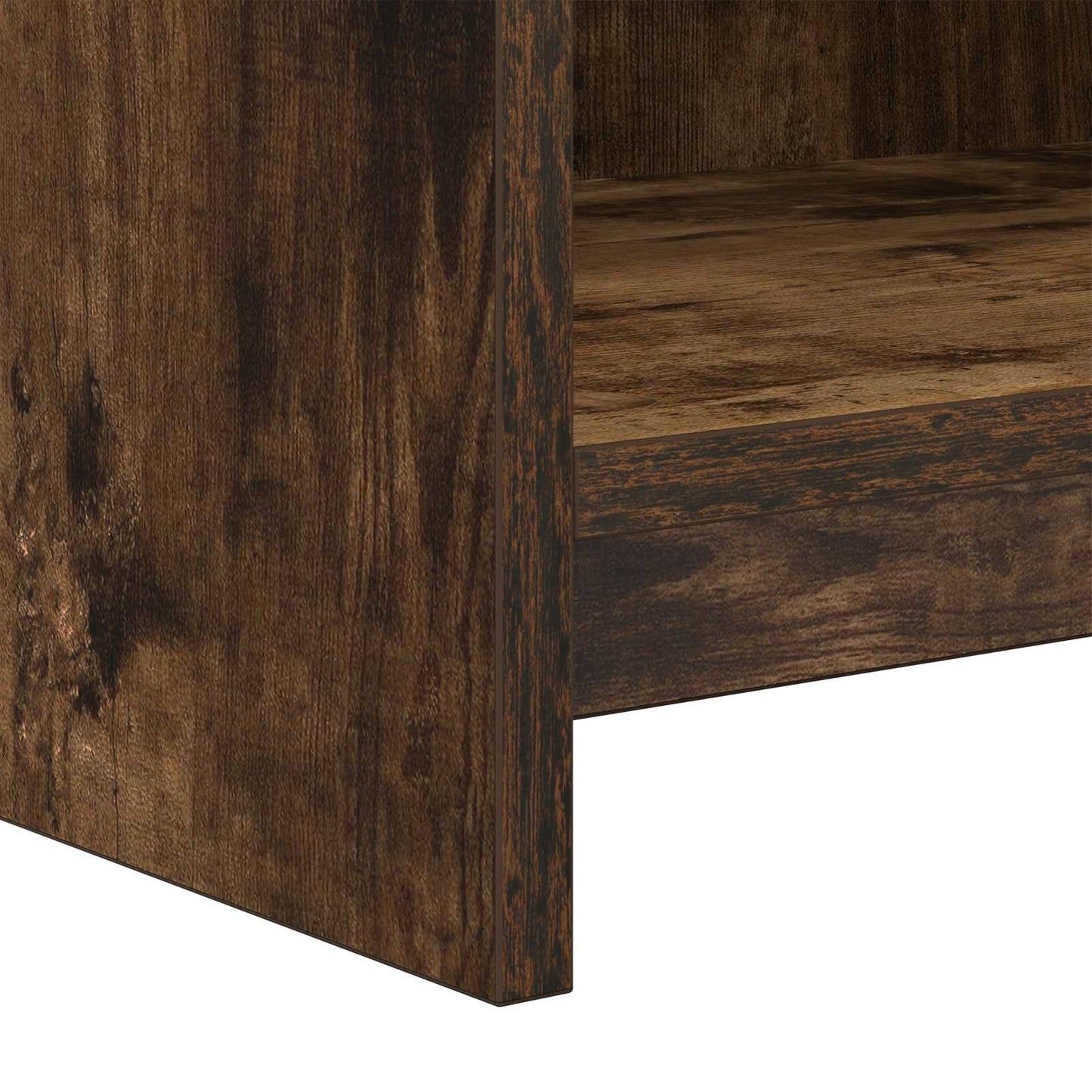 vidaXL Βιβλιοθήκη Καπνισμένο Ξύλο Δρυός 87,5 x 30 x 111 εκ