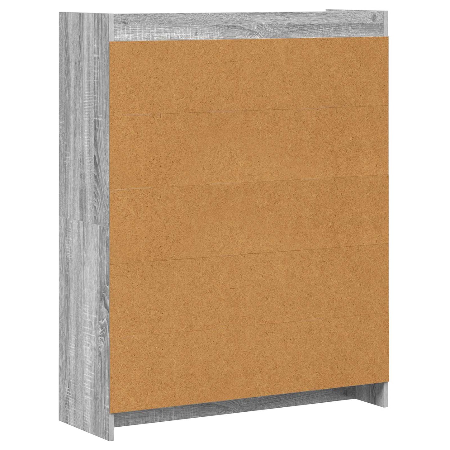 vidaXL Βιβλιοθήκη Γκρι Sonoma 87,5 x 30 x 111 εκ Επεξεργασμένο Ξύλο