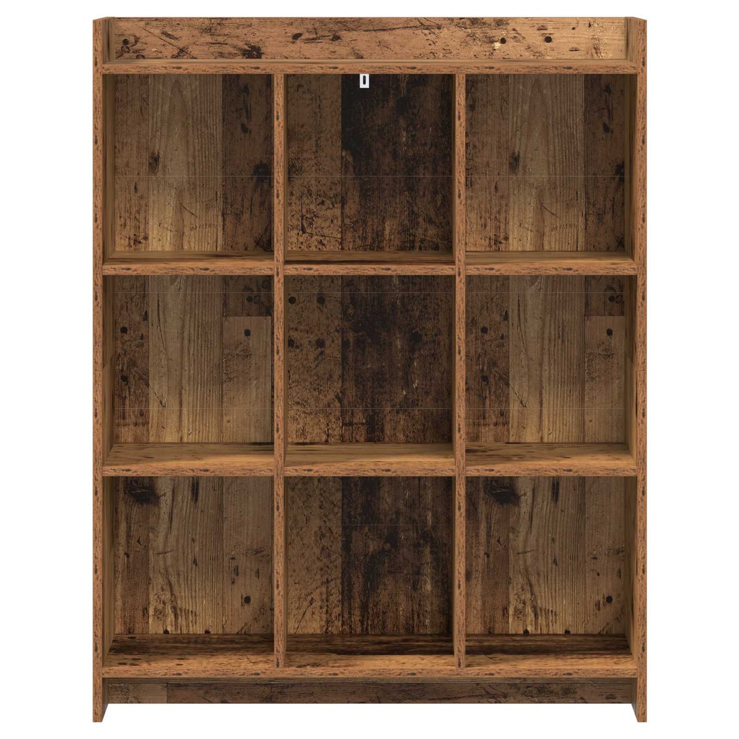 vidaXL Βιβλιοθήκη Παλαιωμένο ξύλο 87,5 x 30 x 111 εκ