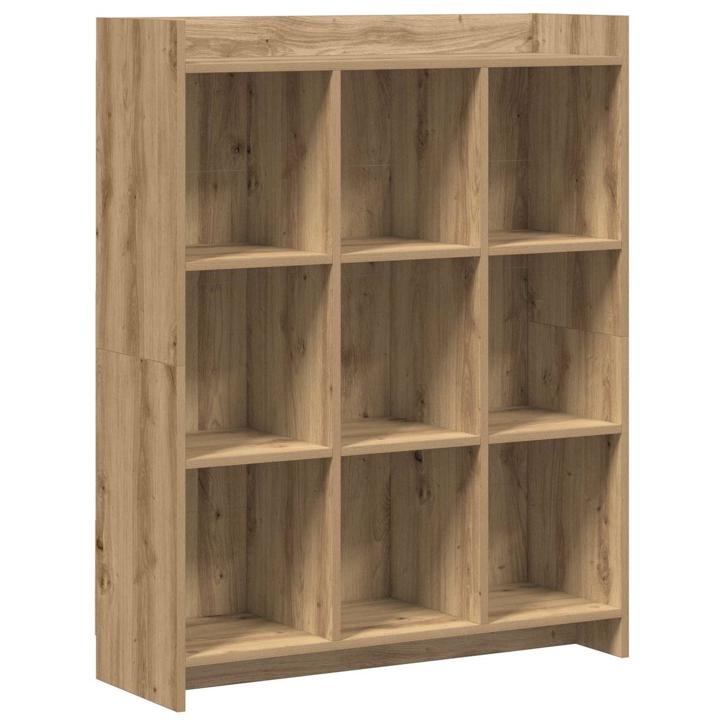 vidaXL Βιβλιοθήκη Artisian Δρυς 87,5 x 30 x 111 εκ Επεξεργασμένο Ξύλο