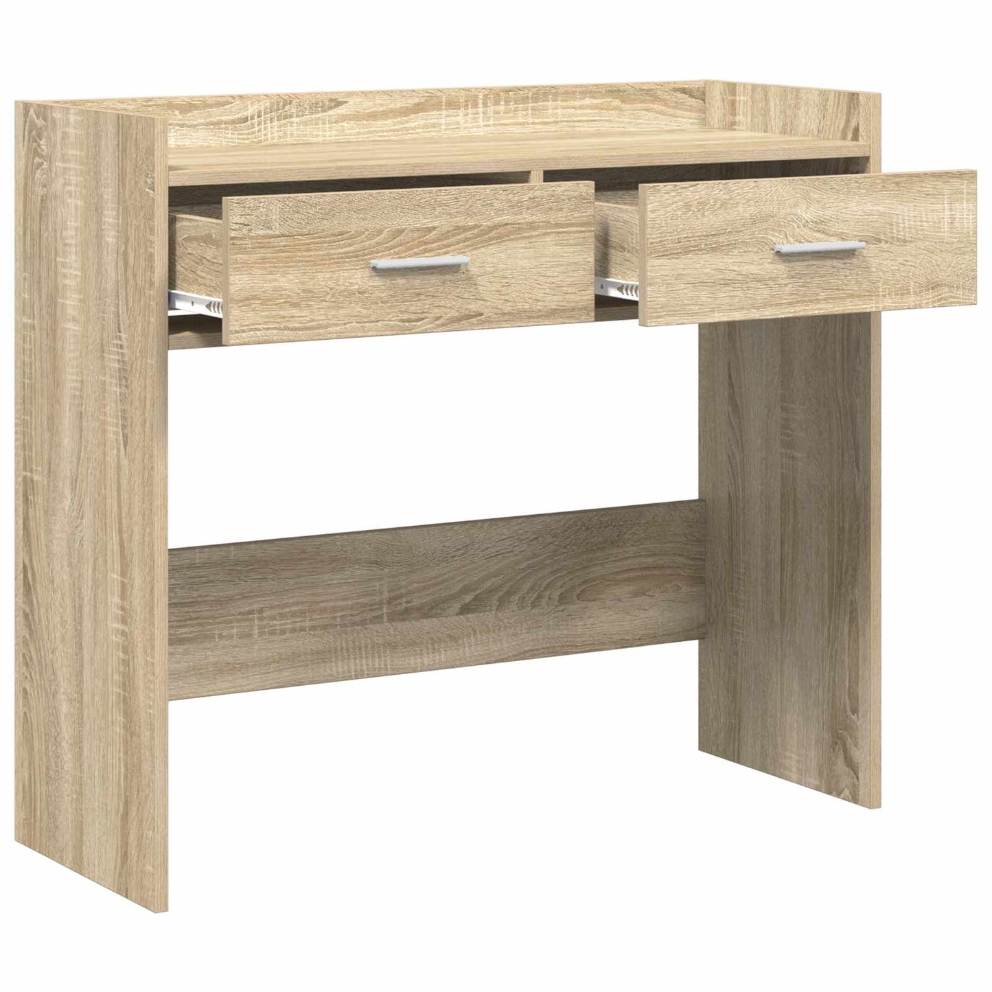 vidaXL Τραπέζι κονσόλας Sonoma Δρυς 90 x 35 x 80 εκ Επεξεργασμένο Ξύλο