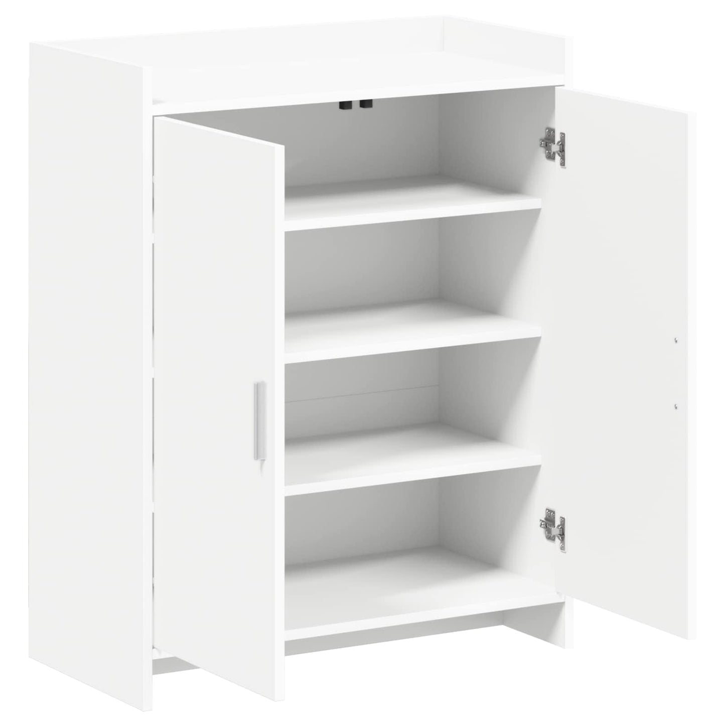 vidaXL Ντουλάπα Παπουτσιών Λευκό 73,5 x 36 x 92 εκ Επεξεργασμένο Ξύλο