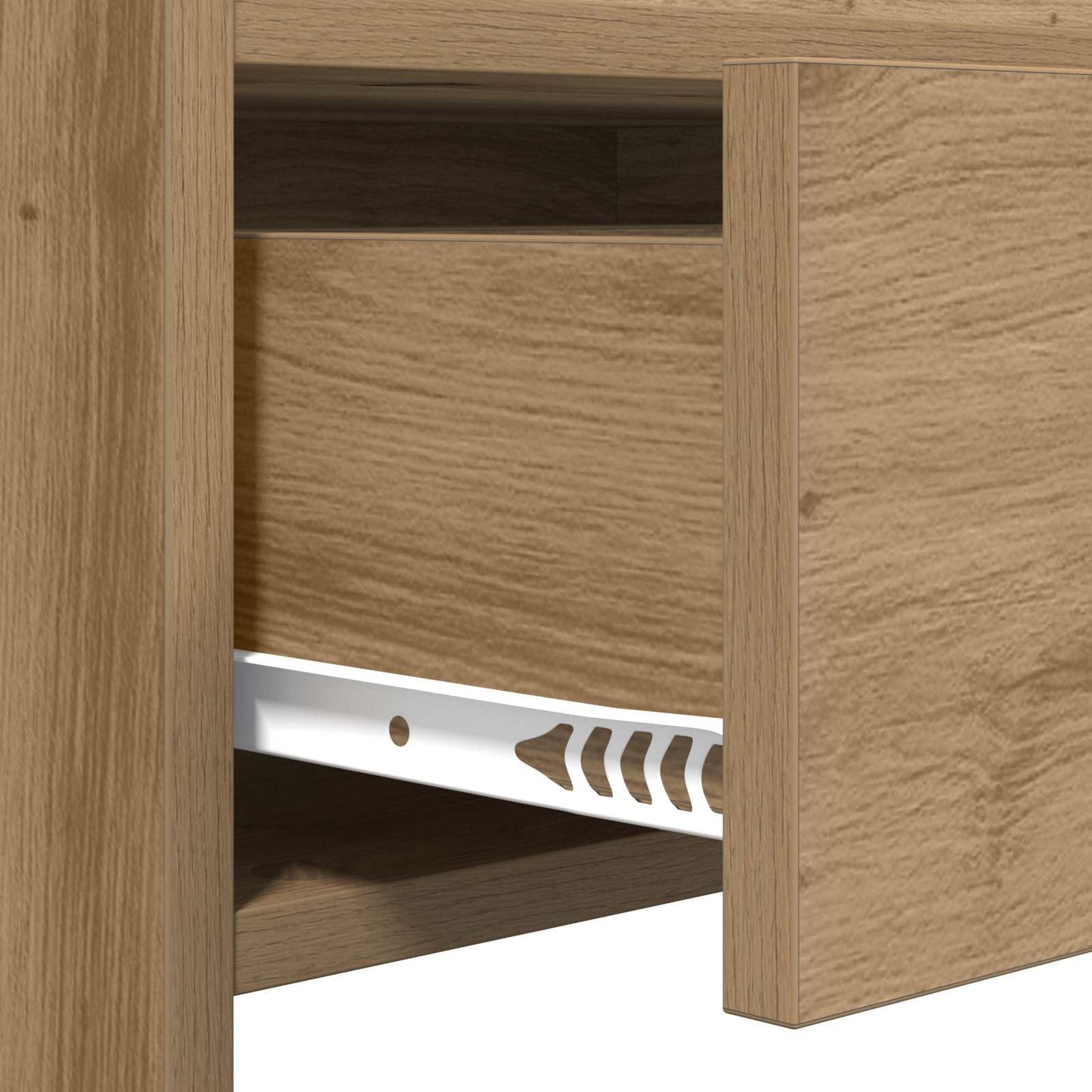 vidaXL Ντουλάπα Παπουτσιών με συρτάρι Artisan Δρυς 73,5 x 36 x 92 εκ