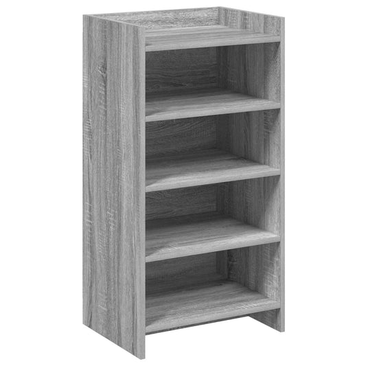 vidaXL Ντουλάπα Παπουτσιών με αποθήκευση Γκρι Sonoma 48 x 36 x 92 εκ
