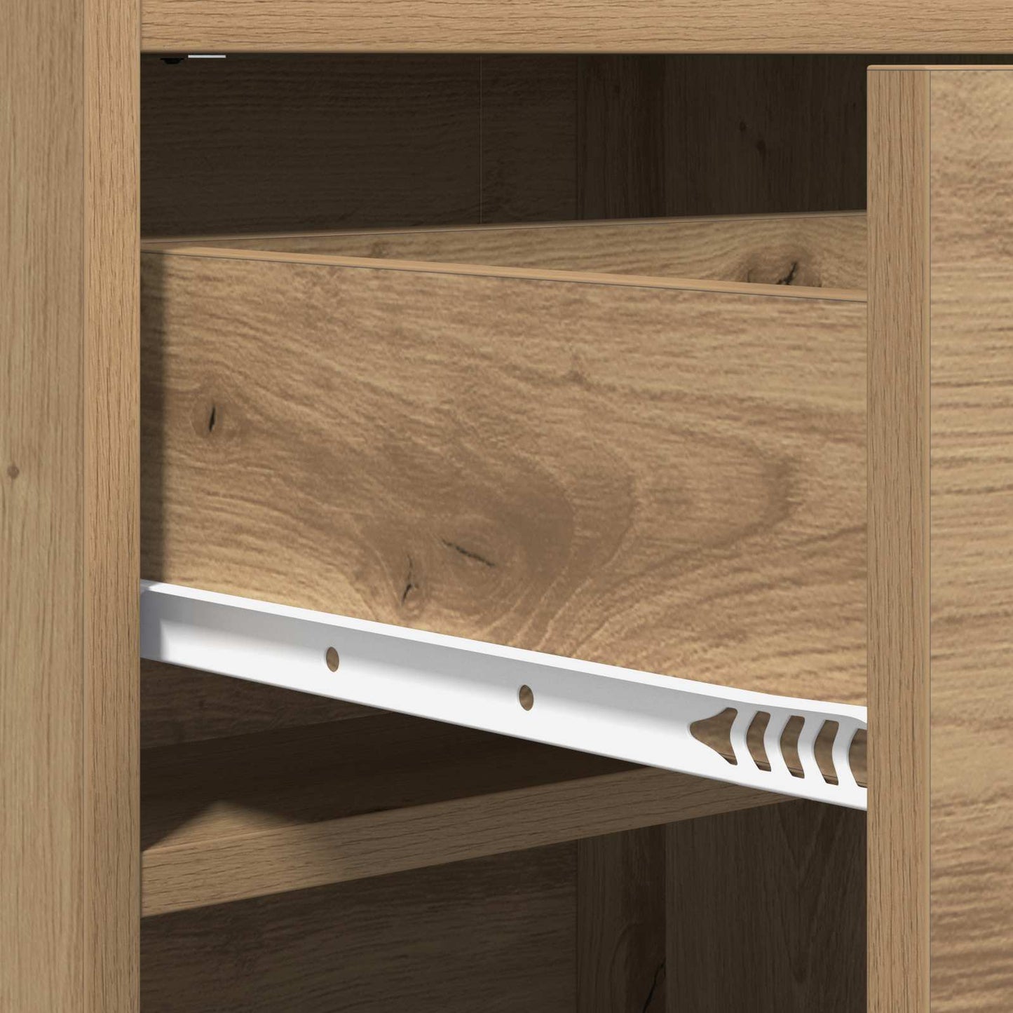 vidaXL Ντουλάπα Παπουτσιών με συρτάρι Artisan Δρυς 48 x 36 x 92 εκ