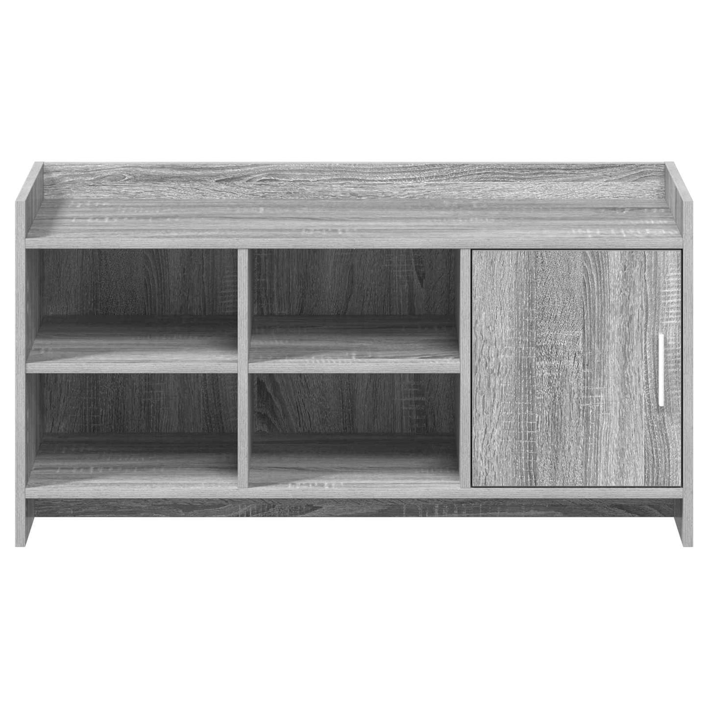 vidaXL Ντουλάπα Παπουτσιών με πόρτα Γκρι Sonoma 100 x 39,5 x 51 εκ