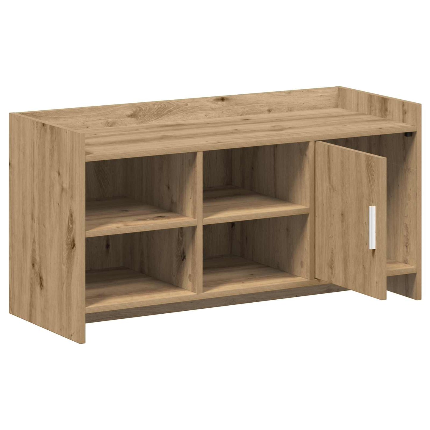 vidaXL Ντουλάπα Παπουτσιών με πόρτα Artisan Δρυς 100 x 39,5 x 51 εκ