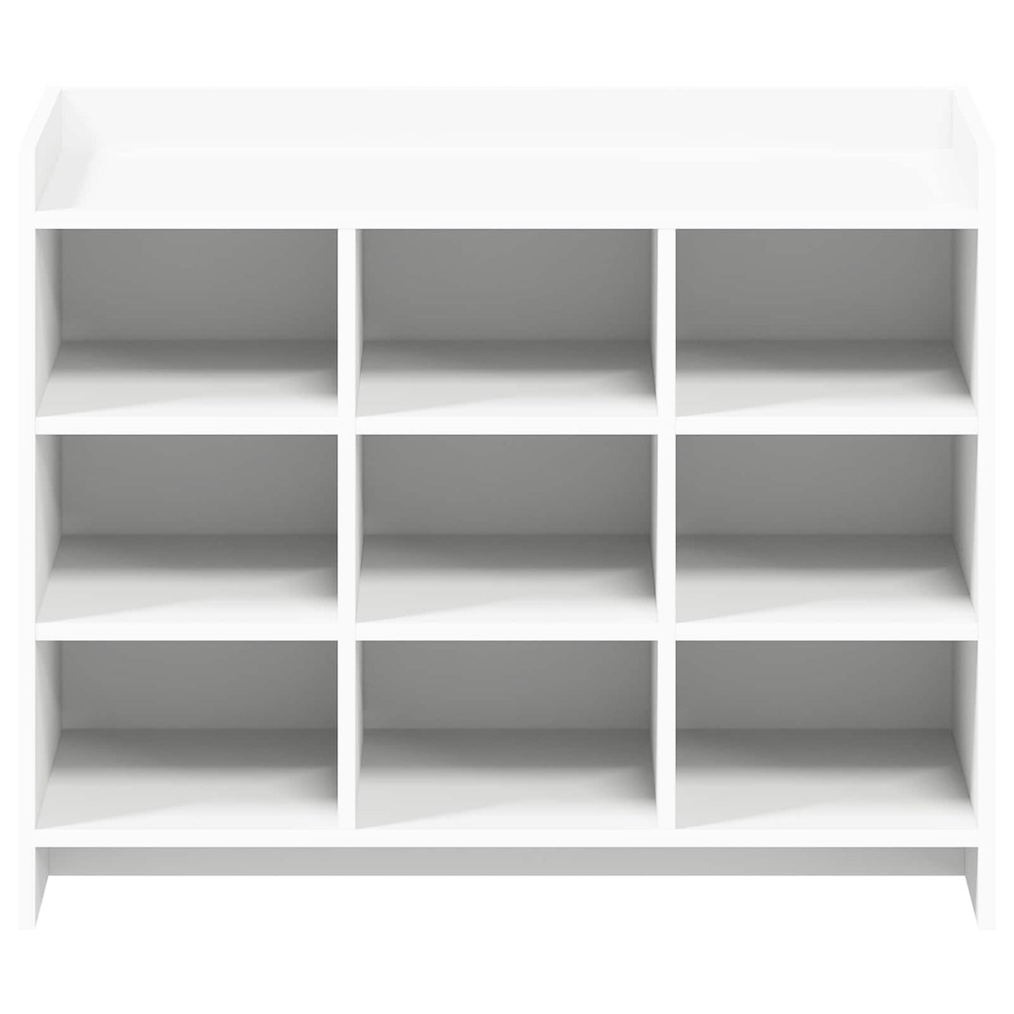 vidaXL Ντουλάπα Παπουτσιών Λευκό 85 x 39,5 x 70 εκ. Επεξεργασμένο Ξύλο