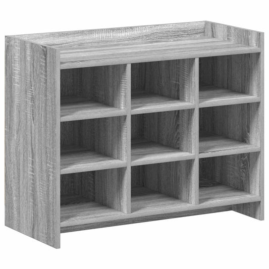 vidaXL Ντουλάπα Παπουτσιών Γκρι Sonoma 85 x 39,5 x 70 εκ.