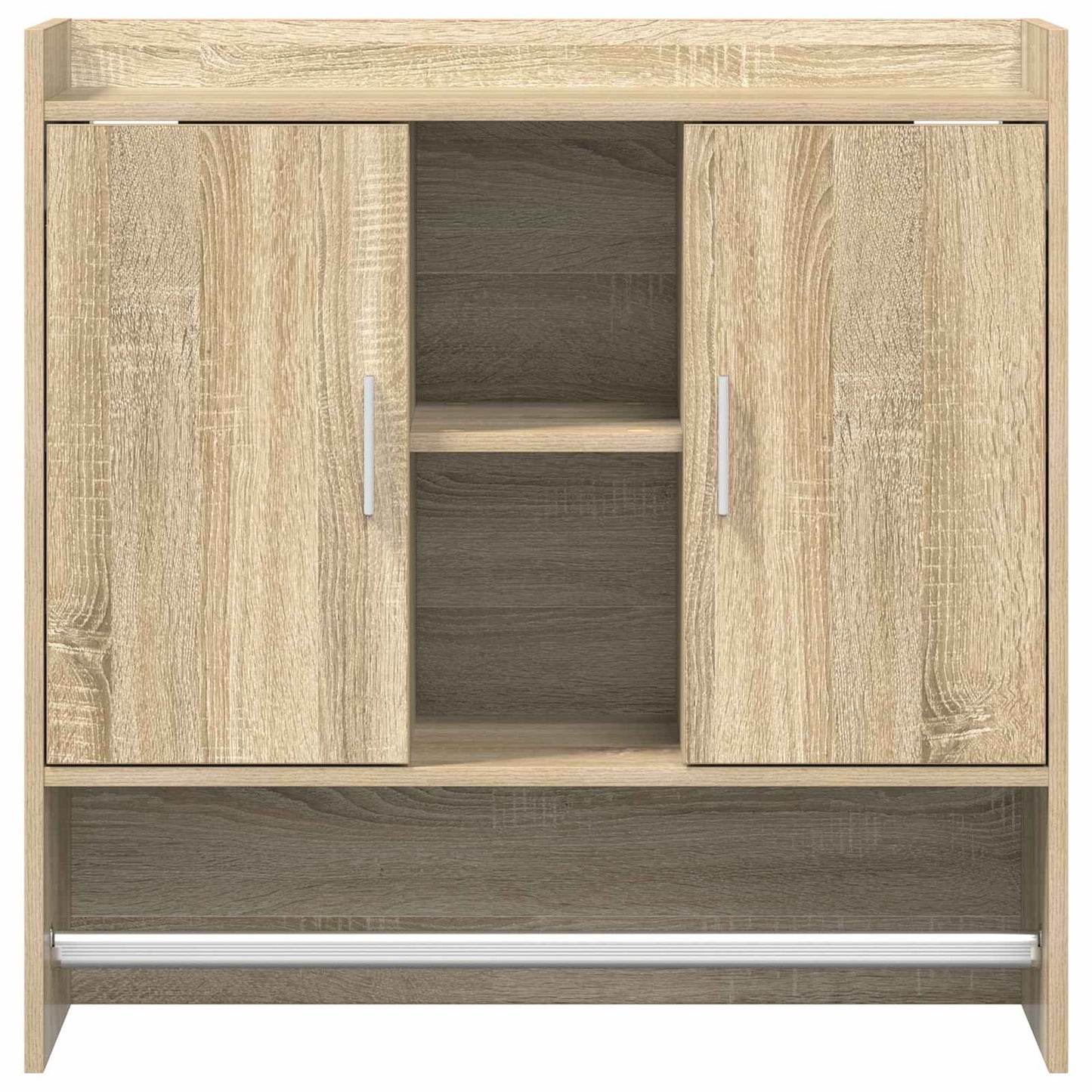 vidaXL Ράφι Τοίχου Επιτοίχιο Sonoma Δρυς 80 x 36 x 80 εκ