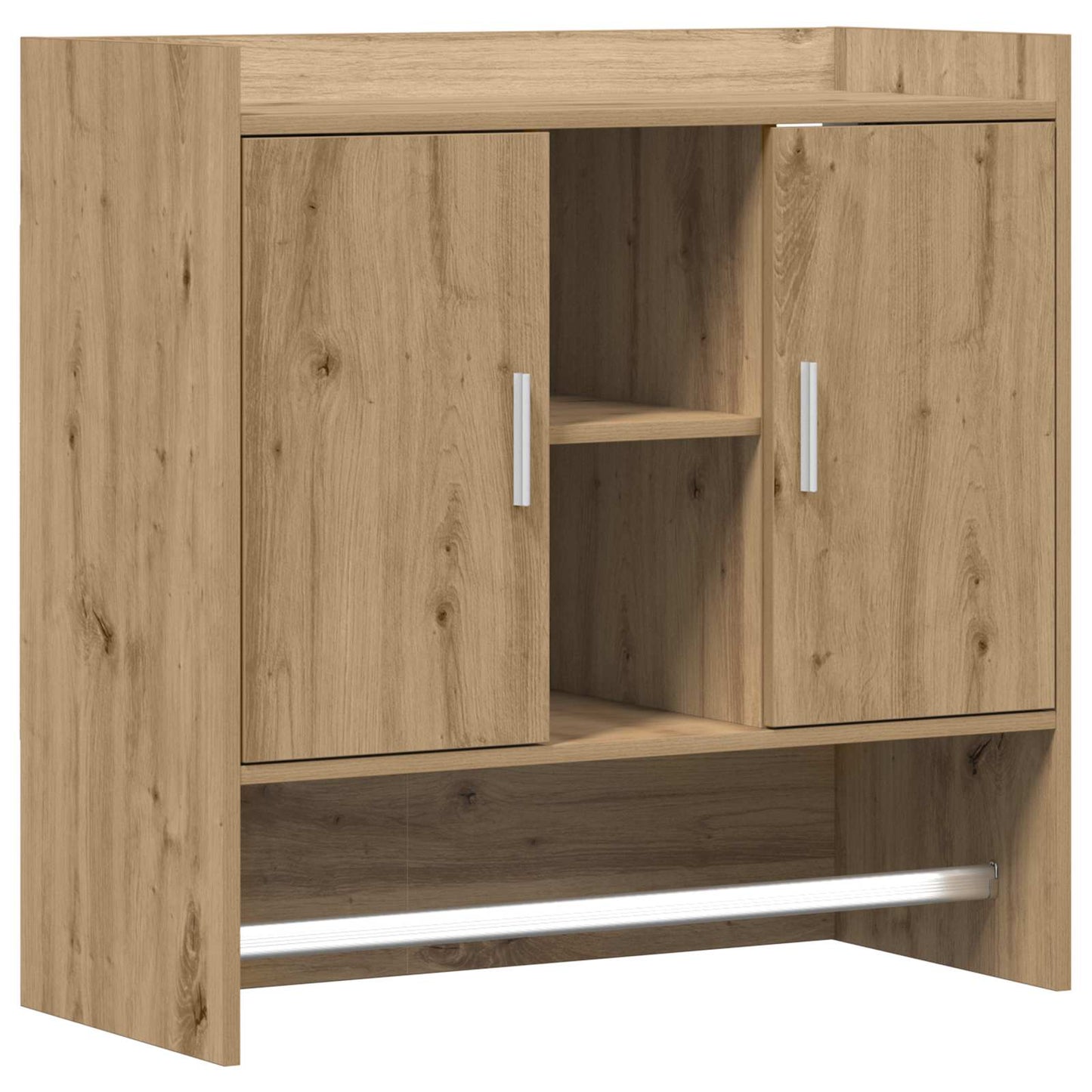 vidaXL Ράφι Τοίχου Επιτοίχιο Artisan Δρυς 80 x 36 x 80 εκ
